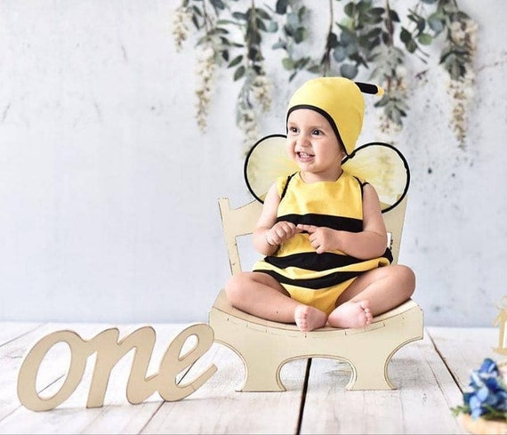 Bee Costume, Bee Bumble Bee Inspired Costume Set, Toddler Bee Suit