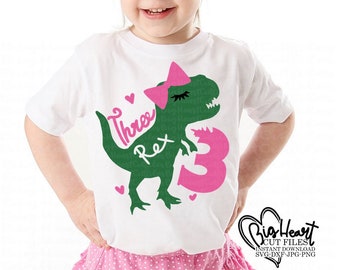 Download Three Rex Svg Etsy