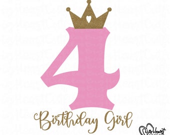 Download Fourth Birthday Svg Etsy