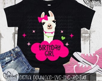 Download Llama Birthday Svg Etsy