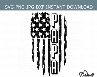 Papa Svg Etsy