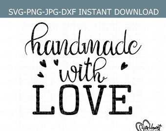 Download Handmade With Love Svg Etsy