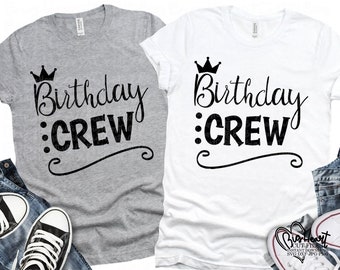 Download Birthday Crew Svg Etsy