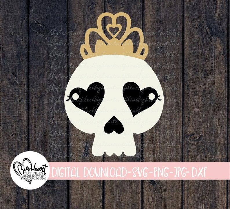 Free Free 169 Girly Skull With Crown Svg SVG PNG EPS DXF File