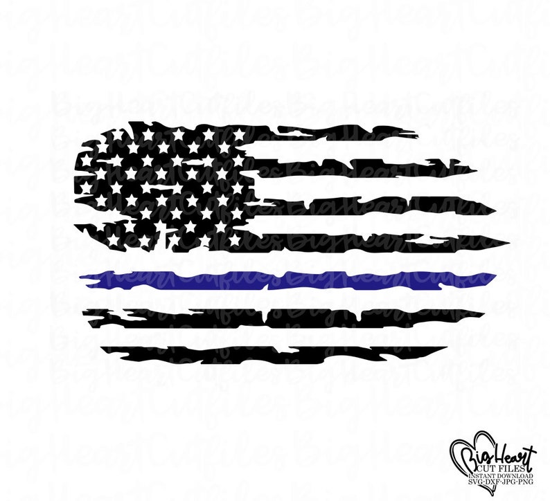Download Distressed Police Flag Svg Png Jpg Dxf Instant Download Thin Blue Line Flag Svg American Flag Svg Distressed Usa Flag Silhouette Cricut Clip Art Art Collectibles Kromasol Com