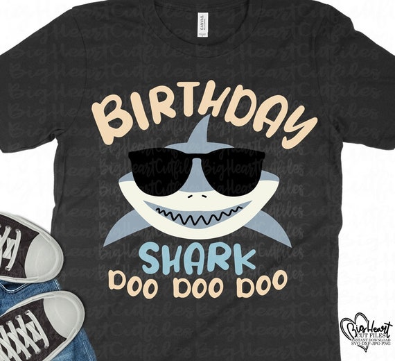 Birthday Shark Svg Png Jpg Dxf Baby Shark Svg Shark Svg | Etsy