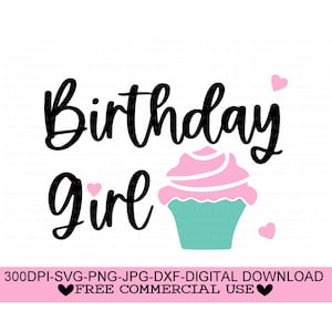 Cupcake Geburtstags-Svg, Geburtstagskind-Schnitt-Dateien