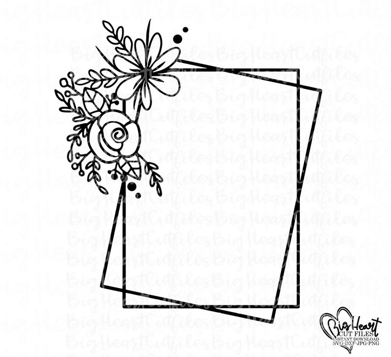 Download Floral Monogram Wreath Svg