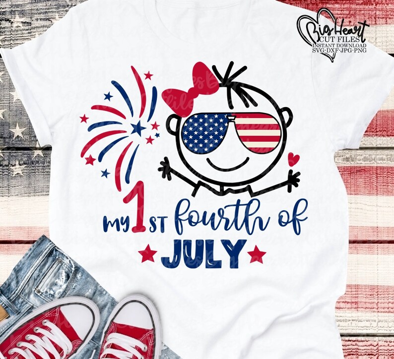 Download My 1st Fourth Of July Svg Png Jpg Dxf 4th of July Svg | Etsy