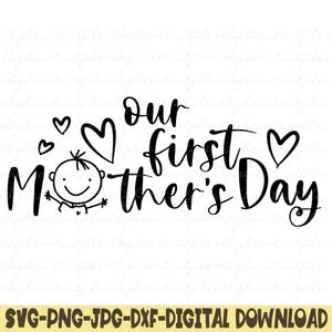 Nuestros primeros archivos SVG para el Día de la Madre Descarga digital Silhouette y Cricut