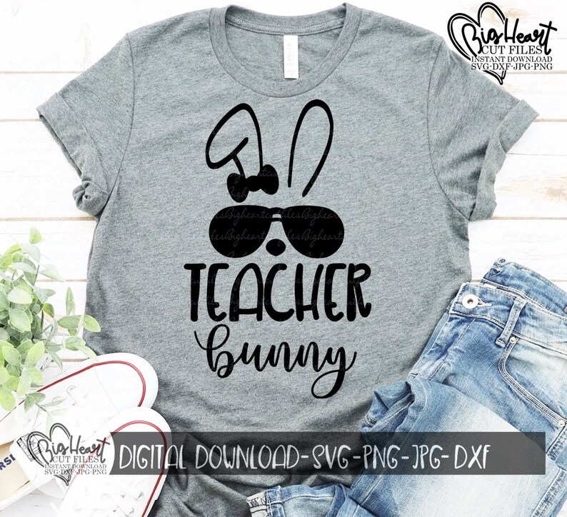 Download Art Collectibles Clip Art Teacher Bunny Svg Cricut Cut Rabbit Svg Png Jpg Teacher Easter Svg Silhouette Easter Bunny Cut File Dxf Teacher Saying Easter Svg