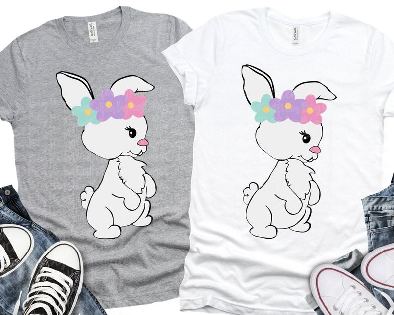 Download Easter Bunny Svg Png Jpg Dxf Easter Svg Cute Bunny With | Etsy