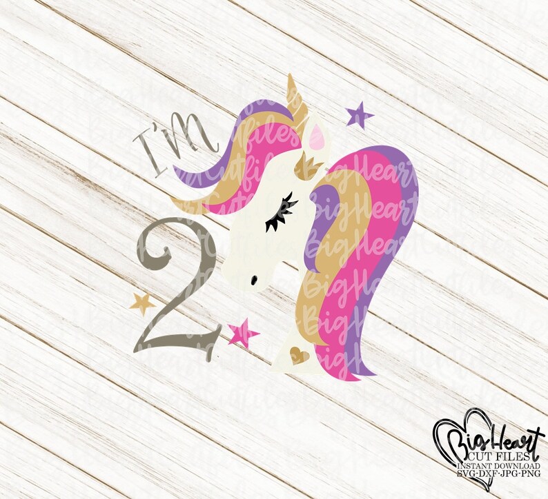 Download Jpg Second Birthday Svg Unicorn Birthday Svg Unicorn 2nd Birthday Svg Silhouette Dxf Png Two Svg Cricut Sublimation Clip Art Art Collectibles