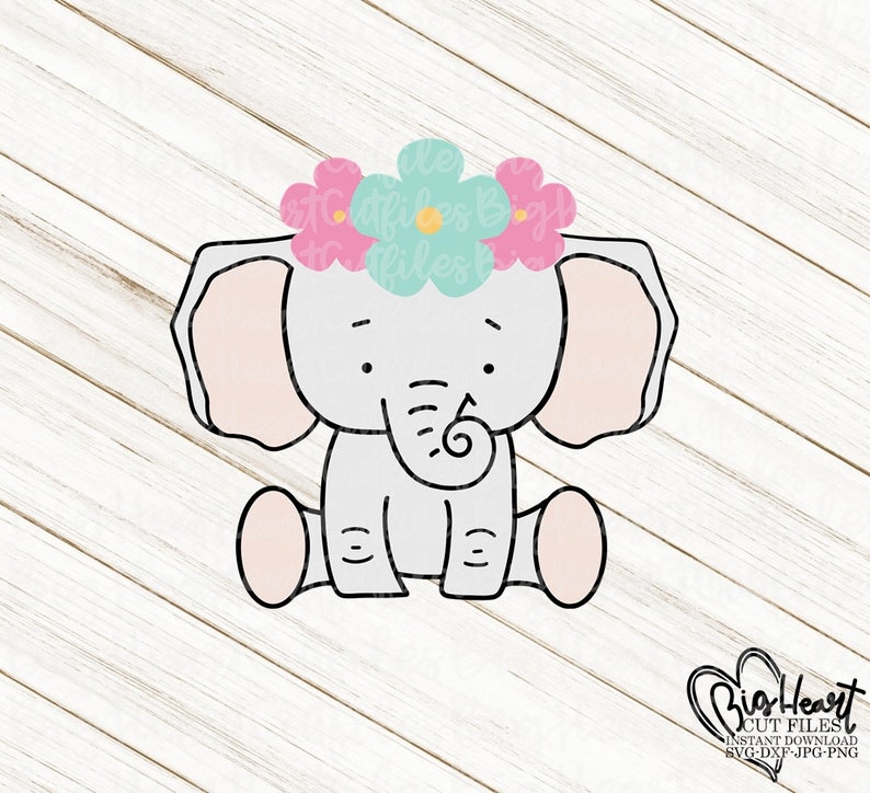 Free Free 61 Baby Elephant Svg Etsy SVG PNG EPS DXF File