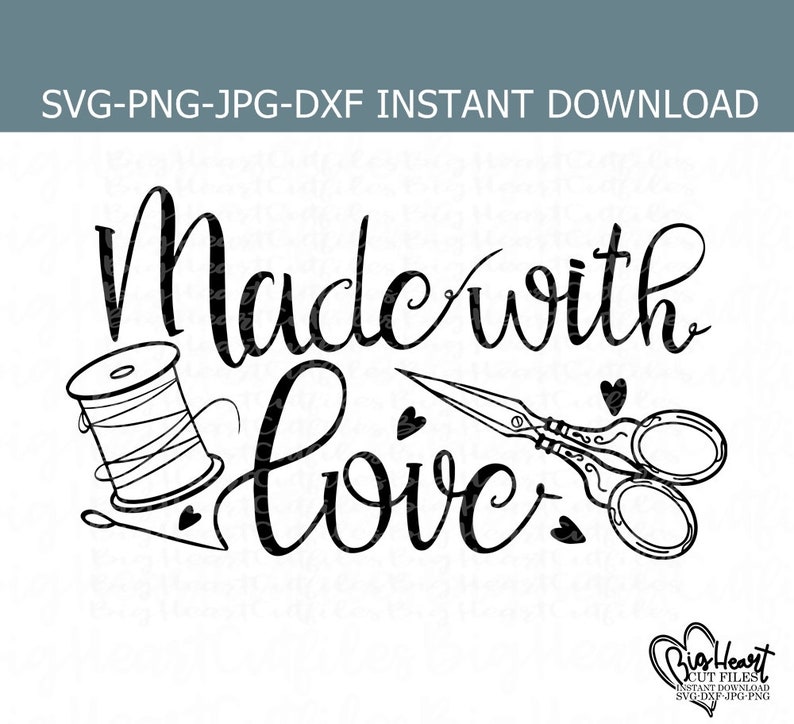 Download Handmade Svg Jpg Made With Love Svg Png Handmade Stamp Design Scissors Silhouette Cut File Dxf Instant Download Cricut Cut File Clip Art Art Collectibles Kromasol Com