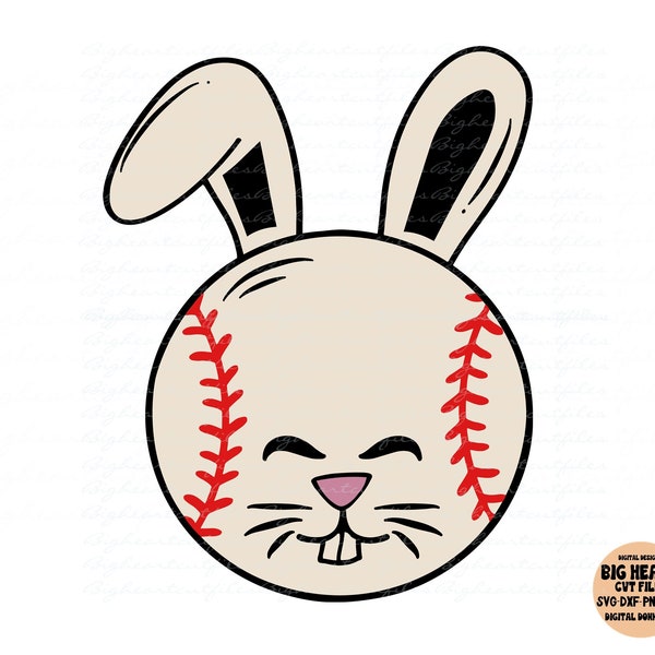 Baseball Bunny Svg, Png, Jpg, Dxf, Baseball Svg, Easter Bunny Svg, Bunny Svg, Spring, Easter Shirt Design, Silhouette, Cricut, Sublimation