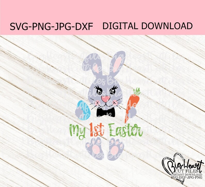 Download Baby Boy Easter Cut File Dxf My 1st Easter Svg Easter Shirt Design Silhouette Easter Bunny Svg Cricut Png Jpg My First Easter Svg Clip Art Art Collectibles Kromasol Com