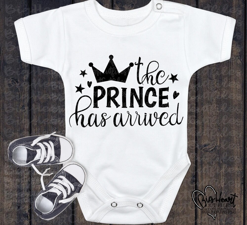 Shower Gift Onesie The Prince Has Arrived 