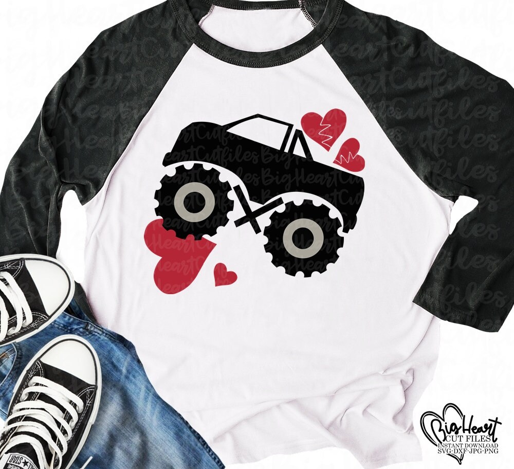 Download Heart Crusher SvgPngJpgDxf Valentines Truck SvgHeart | Etsy