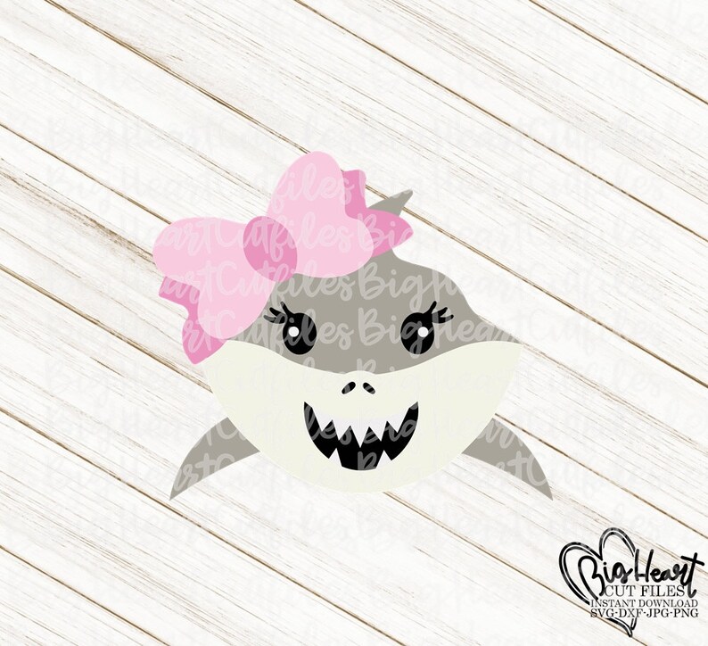 Free Free 140 Baby Shark Bow Svg SVG PNG EPS DXF File