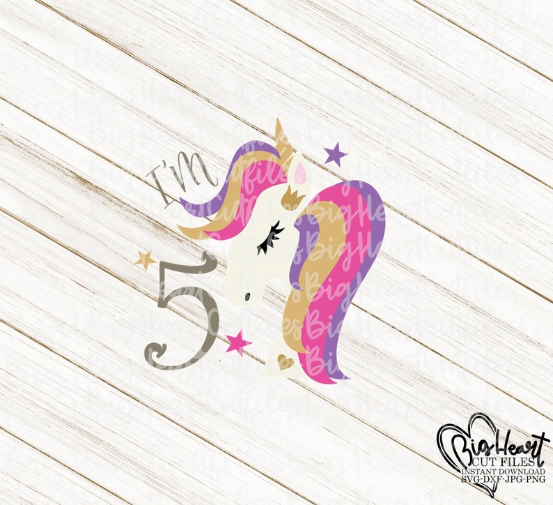 Download Art Collectibles Clip Art 5th Svg Dxf Jpg I Am 5 Svg Unicorn 5th Birthday Girl Svg Unicorn Birthday Svg Png Fifth Birthday Svg Silhouette Cricut Unicorn Svg