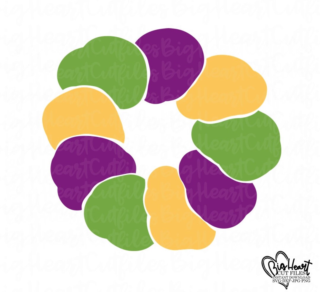 mardi gras king cake clip art