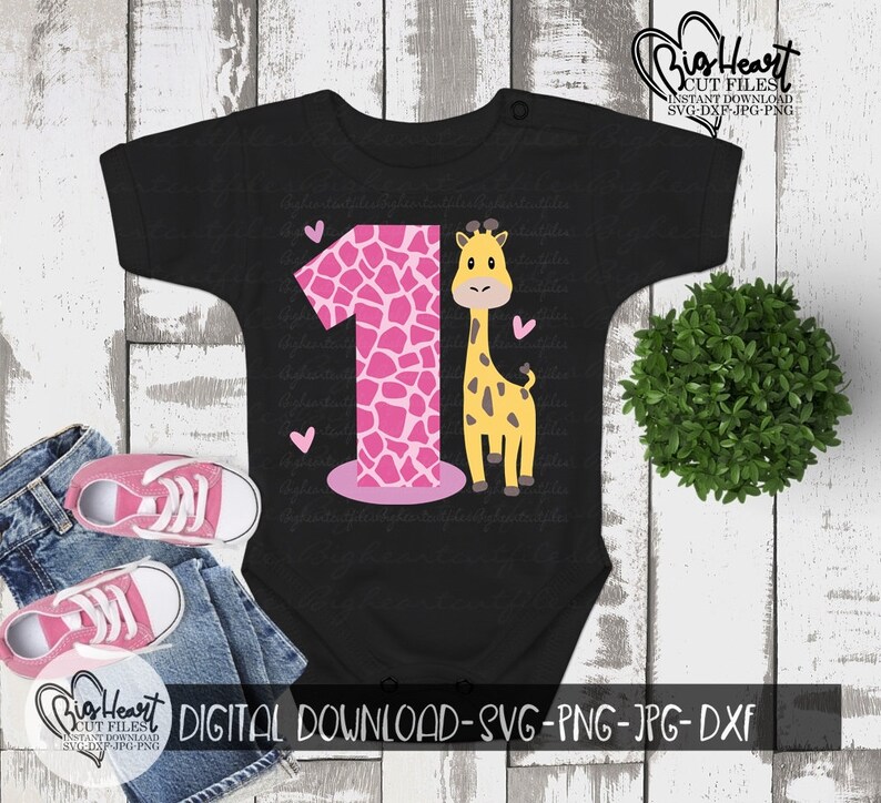 Download Dxf Jpg Png Girl Safari Jungle 1st Birthday Svg Safari Birthday Svg Cricut Silhouette Cute Giraffe Jungle First Birthday Svg Clip Art Art Collectibles