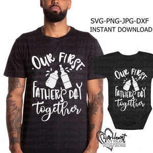 Art Collectibles Clip Art Silhouette Daddy And Me Svg Cricut Cut Father Son Shirts Svg Dxf Png Jpg Our First Fathers Day Together Svg First Father S Day Svg