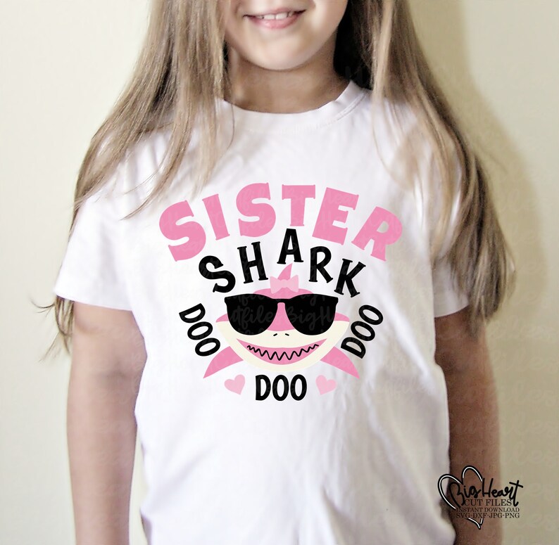 Download Sister Shark Svgshark Birthday Svg Doo Doo Doo Svgfamily Etsy