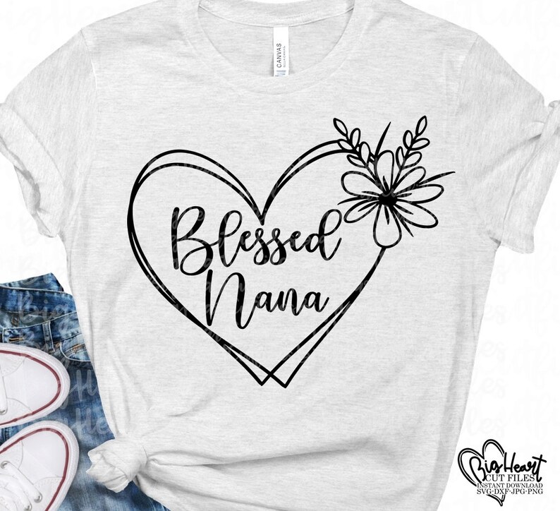 Download Blessed Nana Svg Png Jpg Dxf Nana Svg Sayings Grandma | Etsy