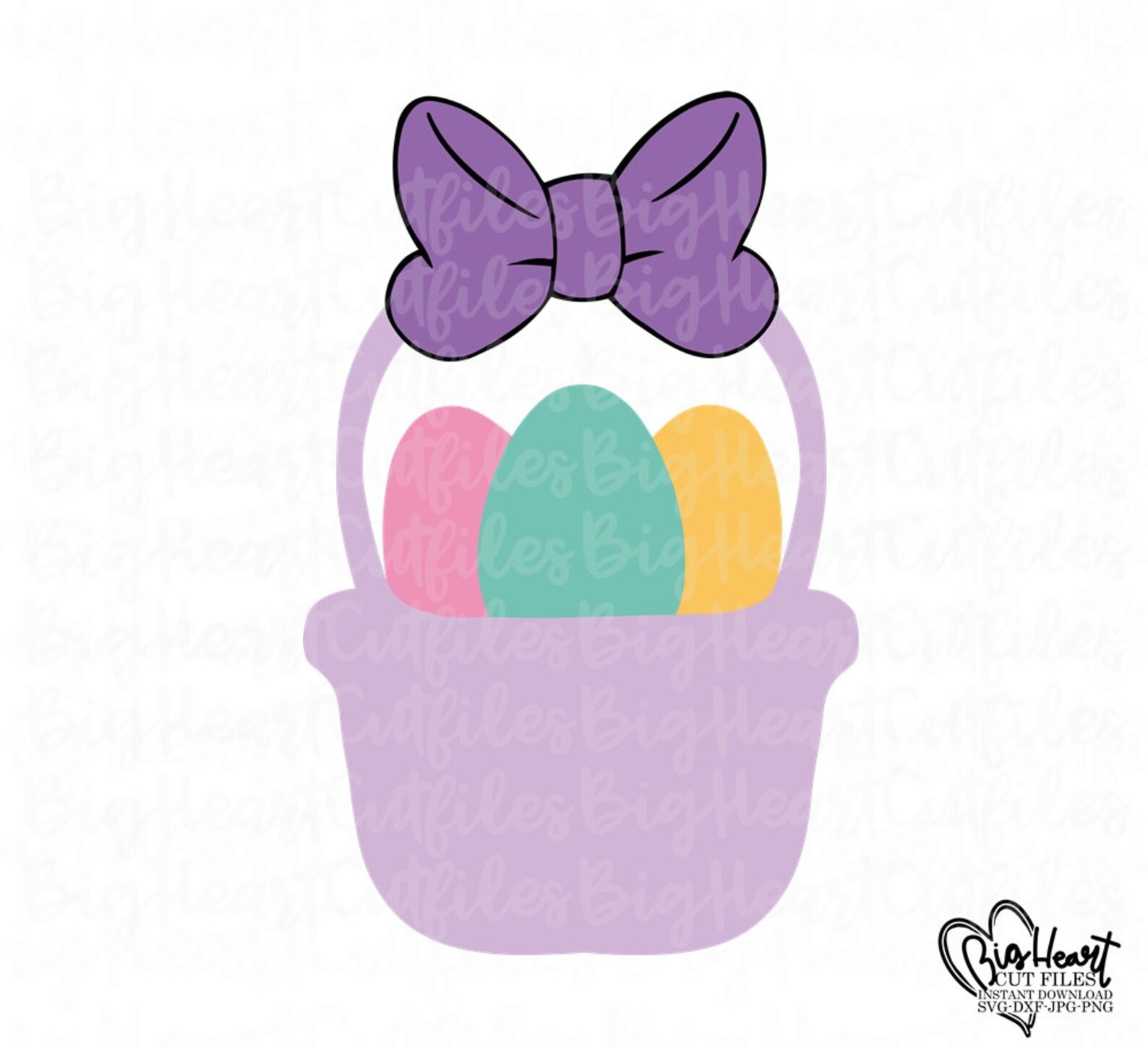 Easter Basket Svg Png Jpg Dxf Easter Svg Basket Svg Etsy