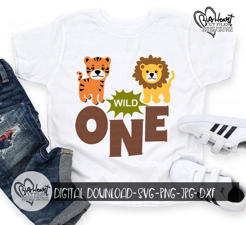 Download Png Dxf Sublimation Jpg Safari Birthday Svg Tiger Lion First Birthday Svg Silhouette Wild One Safari Jungle 1st Birthday Svg Cricut Clip Art Art Collectibles