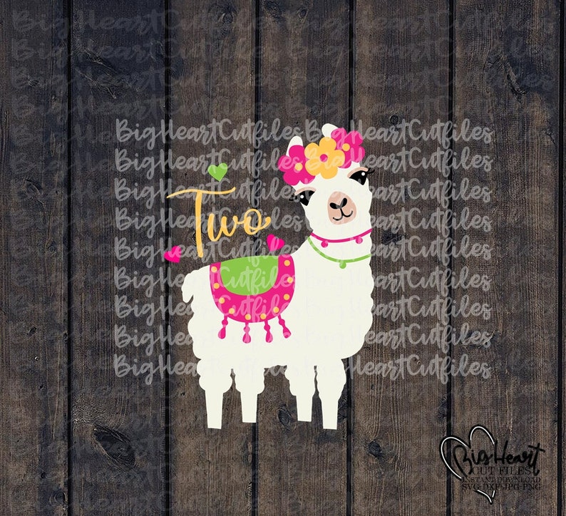 Download Two Llama Svg LLama Birthday Svg Second Birthday Svg ...