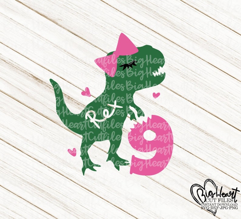 Download Dinosaur 9th Birthday Svg Png Dxf Sublimation Cricut 9th Birthday Cut File Ninth Birthday Svg Jpg Silhouette T Rex Birthday Svg Clip Art Art Collectibles Leadcampus Org
