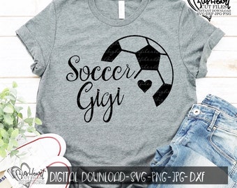 Game day svg Sports Equipment Grandma svg Soccer GiGi SVG .DXF Vector Cricut Cut Cutting File Nana svg Team Game SVG Instant download