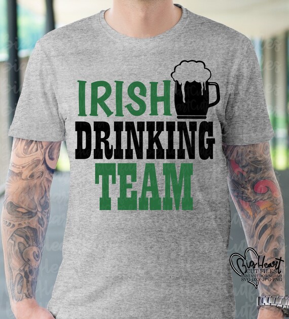 Irish Drinking Team Svg Png Jpg Dxf St Patrick's Day | Etsy