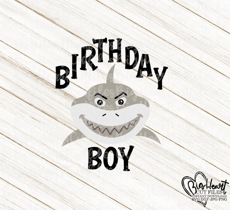 Download Birthday Shark Svg Png Jpg Dxf Shark Svg Shark Birthday | Etsy