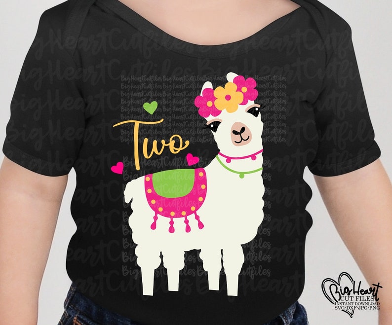 Download Two Llama Svg LLama Birthday Svg Second Birthday Svg ...