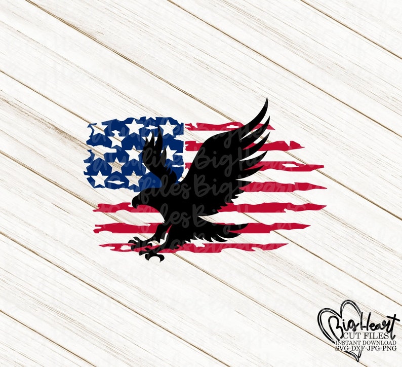 Download Clip Art Us Flag Svg 4th Of July Svg Jpg Distressed American Flag Eagle Svg Patriotic Svg Silhouette Cut Dxf Cricut Png Independence Day Svg Art Collectibles