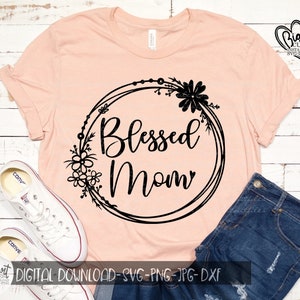 Gesegnete Mama Mama Schmuck, Png, Jpg, Dxf, Mama Sprüche, Muttertag Schmuck, Mama Schmuck, Sofort Download, Silhouette Schnitt Datei, Cricut Schnitt Datei