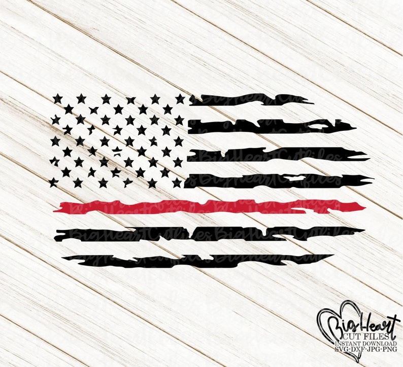 Download Distressed Firefighter American Flag Svg Png Jpg Dxf Fire ...
