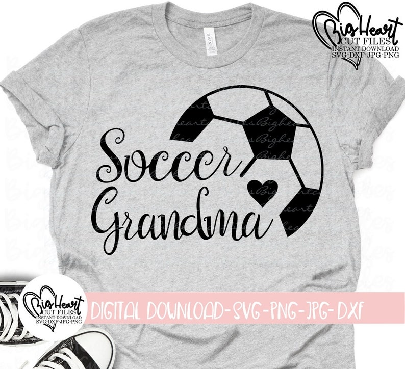 Soccer Grandma Svg Png Jpg Dxf Soccer Svg Soccer Cut  Etsy