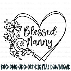 Gesegnetes Kindermädchen SVG, Png, Jpg, Dxf, Kindermädchen SVG Sprüche, Kindermädchen SVG, Kindermädchen Shirt Designs, Instant Download, Silhouette geschnitten Datei, Cricut geschnitten Datei