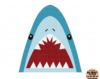 Shark Svg, Shark Mouth Svg, Png, Jpg, Dxf Digital Download