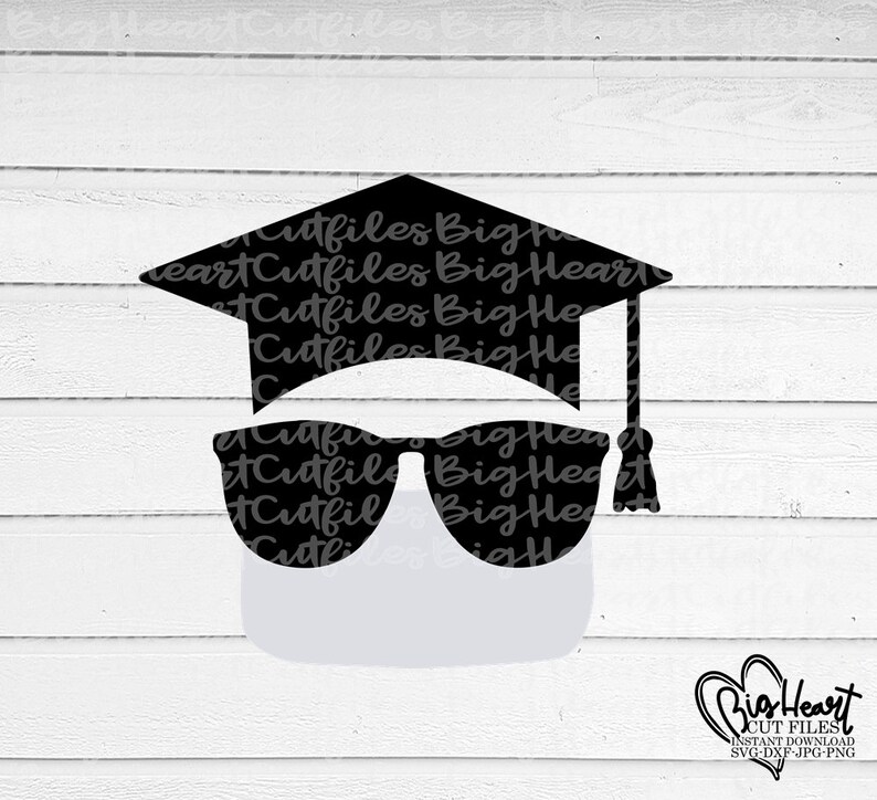 Download Graduation Head Senior Quarantined Svg Png Jpg Dxf | Etsy