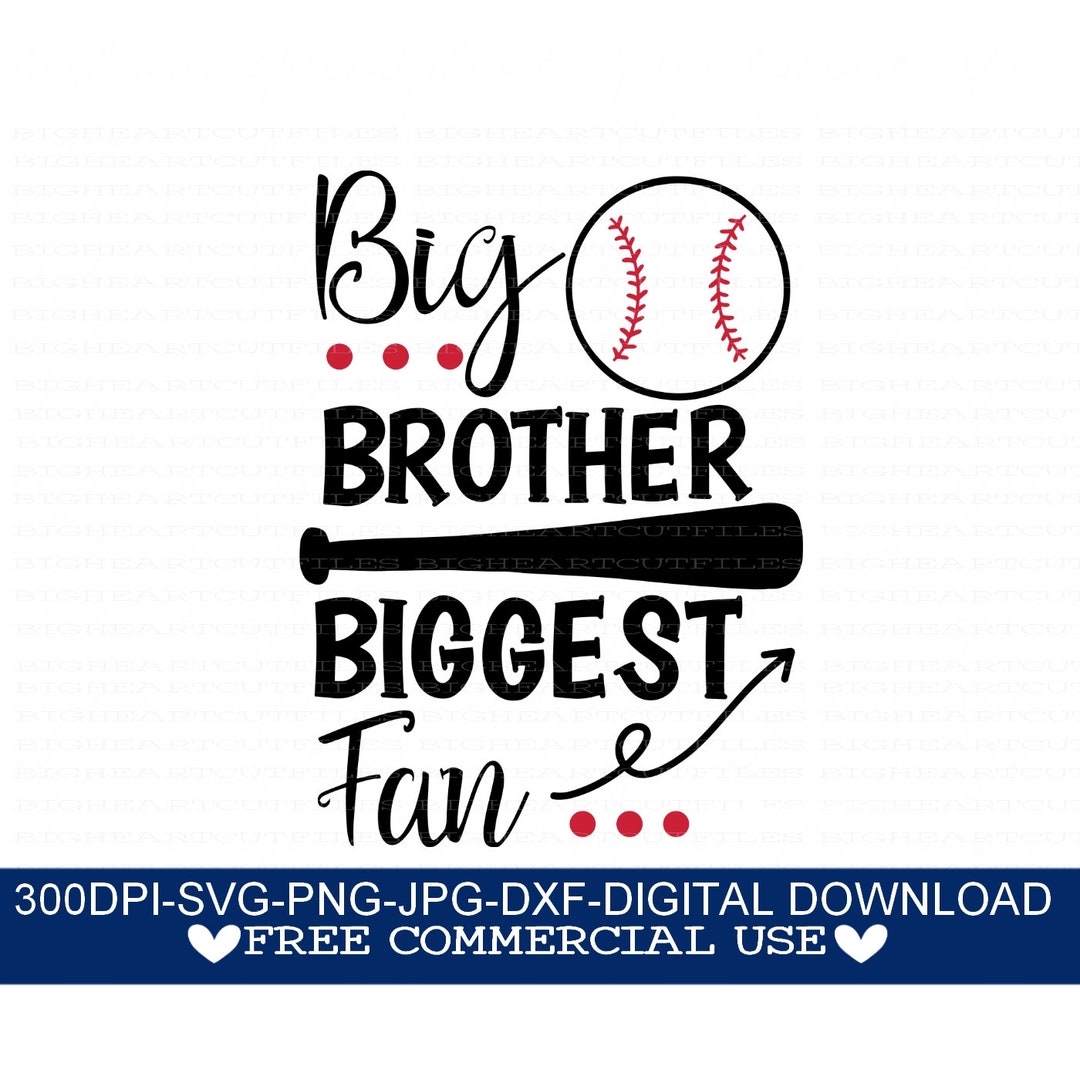 Big Brother Printable Template Baseball