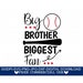 Baseball Svg, Png, Jpg, Dxf, Big Brother Biggest Fan Svg - Etsy