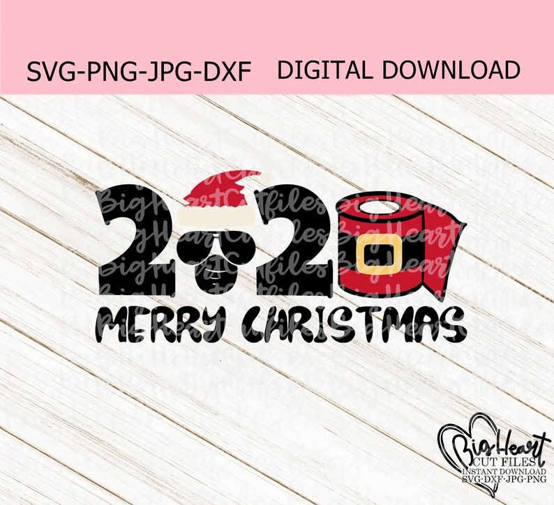 Download Merry Quarantine Christmas 2020 Svg Png Jpg Dxf Santa Svg ...