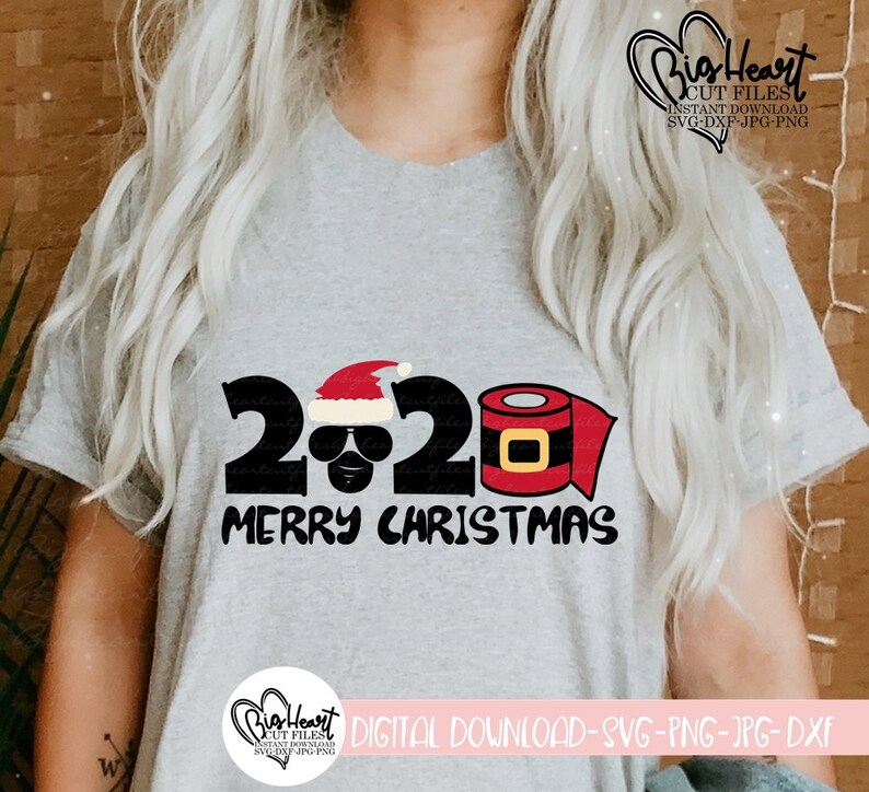 Download Merry Quarantine Christmas 2020 Svg Png Jpg Dxf Santa Svg ...