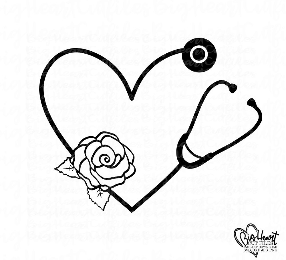 Heart-shaped Rose SVG